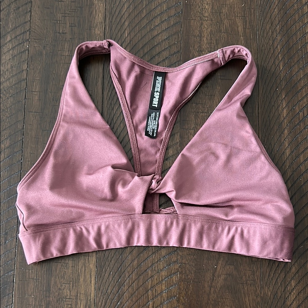 PINK Mauve Pink Sport Bra S